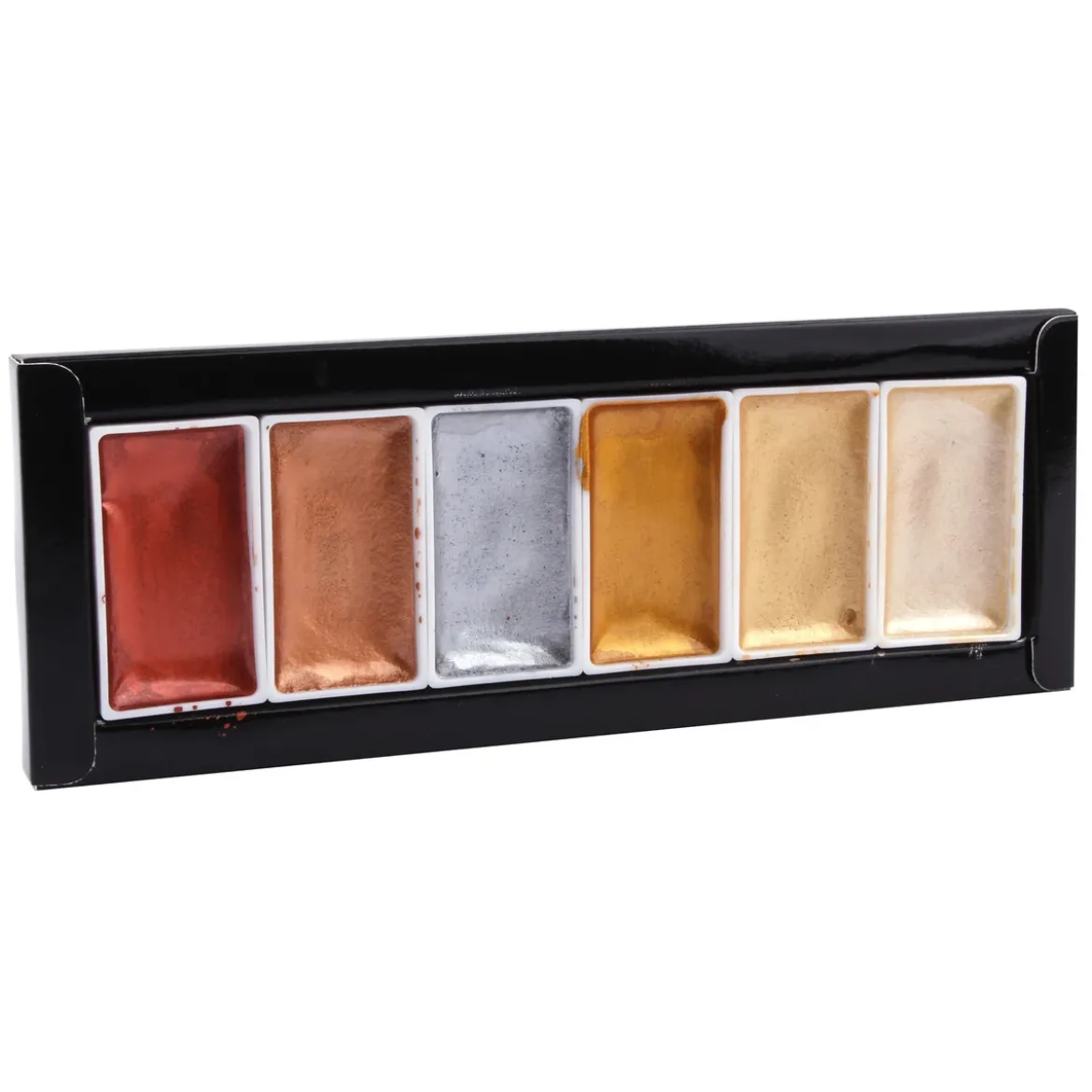 Akvarellset metallic guld