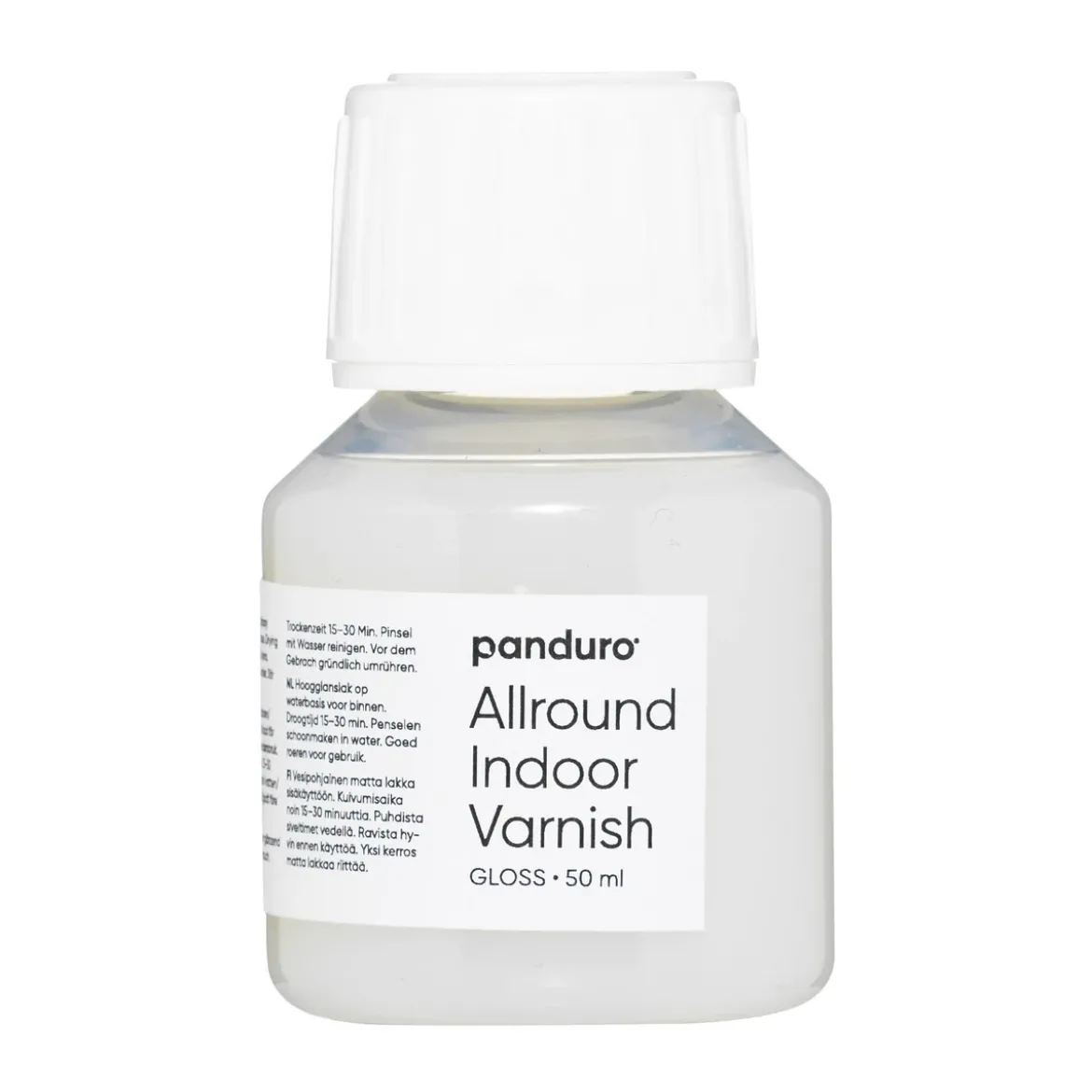 Allround-lack, vattenbaserat blankt skyddslack för inomhusbruk, 50 ml