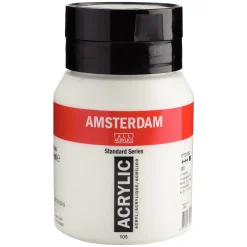 Amsterdam Acrylic akrylfärg 500 ml Titanium White 105