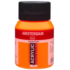 Amsterdam Acrylic akrylfärg 500 ml Reflex Orange 257 UV, UV-färg