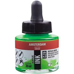 Amsterdam Acrylic Ink Reflex Green 30 ml – UV, UV-färg