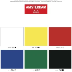 Amsterdam Acrylic set 6x20 ml