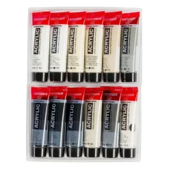 Amsterdam Acrylics Grey Set - 12 x 20 ml