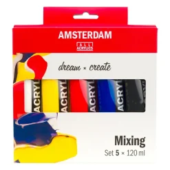 Amsterdam Acrylics Mixing Set - 5 x 120 ml