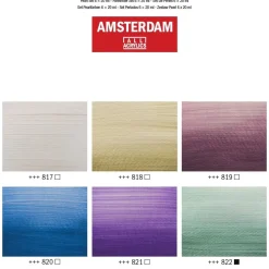 Amsterdam Acrylics Pearl Set - 6 x 20 ml