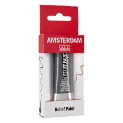 Amsterdam Relief Paint 20 ml - Lead grey (736)