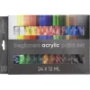 Beginners Acrylic Paint, akrylfärger för nybörjare 24×12 ml