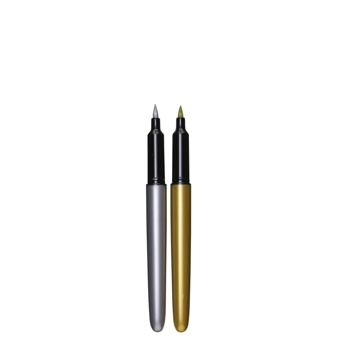 Brush Markers guld/silver 2 st