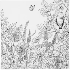 Canvas med tryckt motiv – härlig vårblomster 30×30 cm