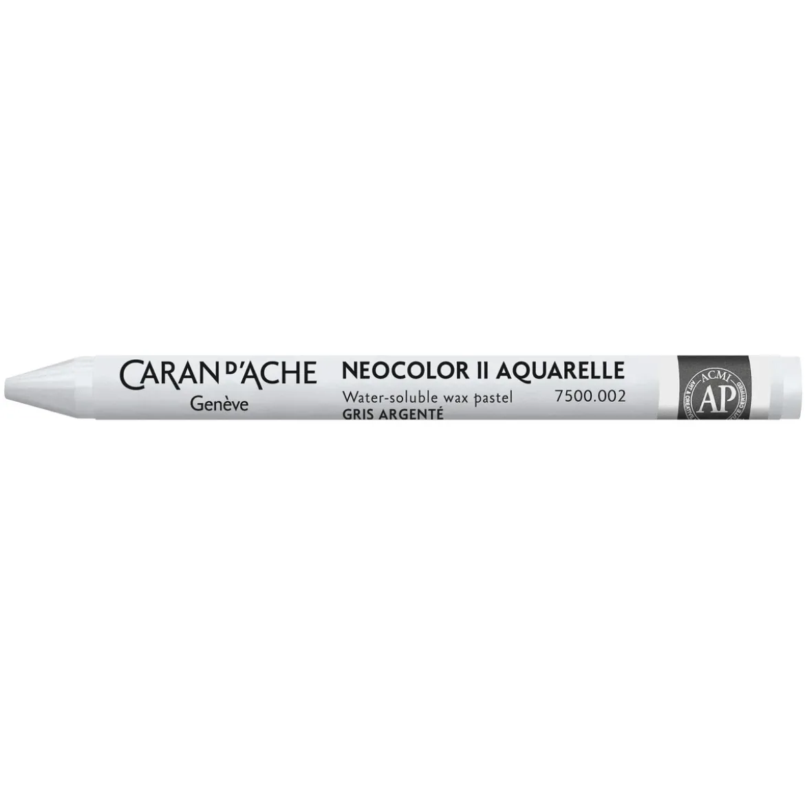 Caran d'Ache akvarellkrita Neocolor II 002 Silver Grey