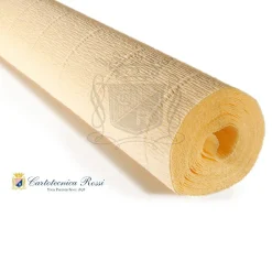 Cartotecnica Rossi kräppapper 577 – ivory, 180 g rulle (144 g/m²) à 50×250 cm