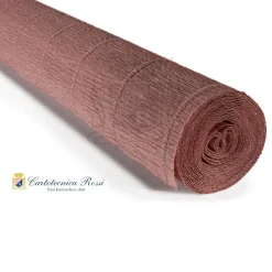 Cartotecnica Rossi kräppapper 613 – taupe, 180 g rulle (144 g/m²) à 50×250 cm