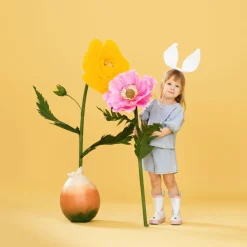 Cartotecnica Rossi kräppapper 17A5 – laxrosa, 180 g rulle (144 g/m²) à 50×250 cm