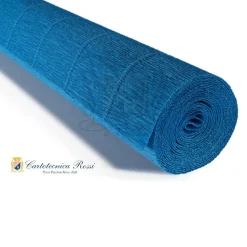 Cartotecnica Rossi kräppapper 557 – klarblå, 180 g rulle (144 g/m²) à 50×250 cm