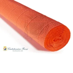 Cartotecnica Rossi kräppapper 581 – klar orange, 180 g rulle (144 g/m²) à 50×250 cm