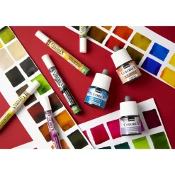 Colorex Watercolor Ink 45 ml Light Yellow – burk med akvarellbläck och pipett