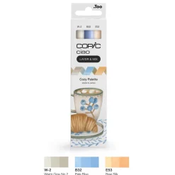 Copic Ciao markers med dubbelspets, 3-pack – Cozy palette