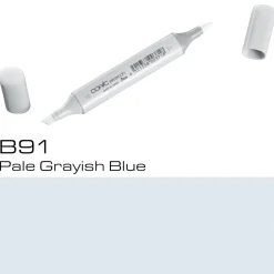 Copic Sketch B91 P. Gray. Blue