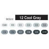 Copic Sketch Cool Grey Set 12