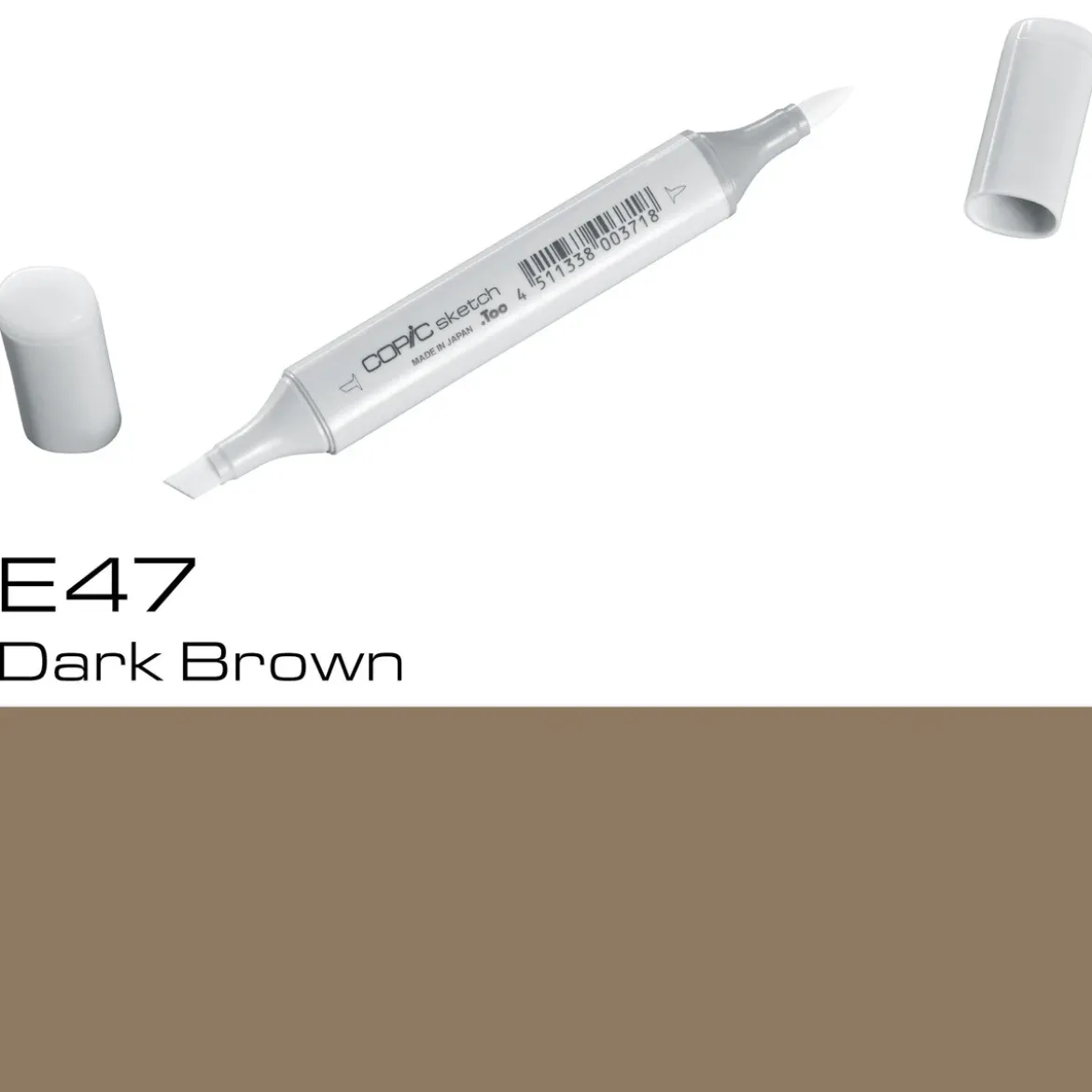 Copic Sketch E47 Dark Brown