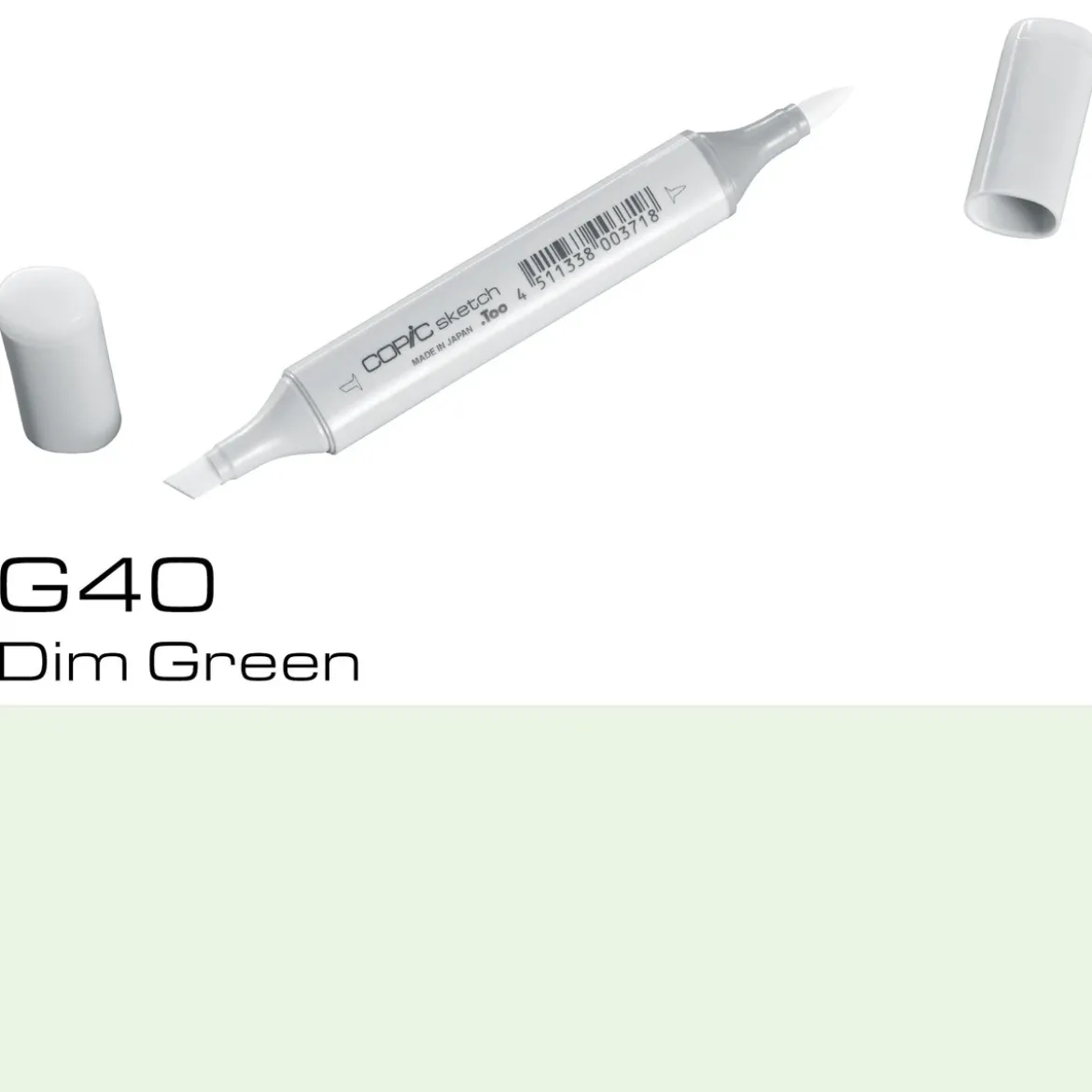 Copic Sketch G40 Dim Green