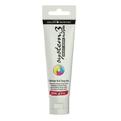 Daler-Rowney System3 Heavy Body akrylfärg 59 ml – Cadmium Red Deep Hue 504