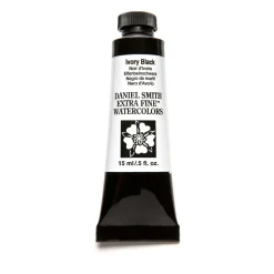 Daniel Smith akvarellfärg 15 ml Ivory Black