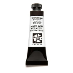 Daniel Smith akvarellfärg 15 ml Van Dyck Brown