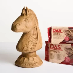 DAS Wood 700 g – lufttorkande modellera som blir träliknande efter härdning