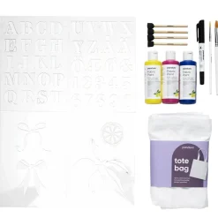 DIY-kit Måla en tygpåse, allt för att skapa en fin & unik påse!