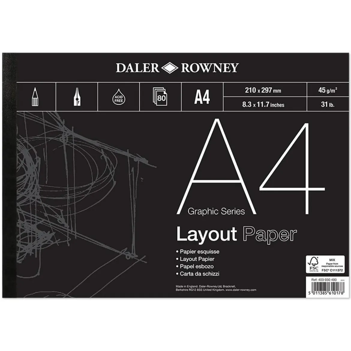 DR Layoutblock 45g A4