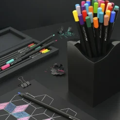 Faber-Castell Black Edition vaxbaserade färgpennor 36-pack