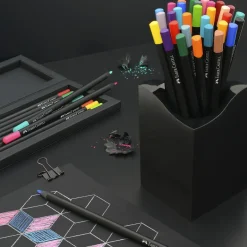 Faber-Castell Black Edition vaxbaserade färgpennor 36-pack