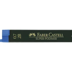 Faber-Castell blyertsstift refill – 0,7 mm 2B. Innehåller 12 stift.