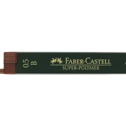 Faber-Castell blyertsstift refill – 0,5 mm B. Innehåller 12 stift.