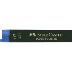 Faber-Castell blyertsstift refill – 0,7 mm 2H. Innehåller 12 stift.