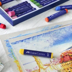 Faber-Castell Oil Pastels, set med 24 oljepastellkritor