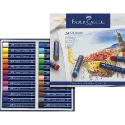 Faber-Castell Oil Pastels, set med 24 oljepastellkritor