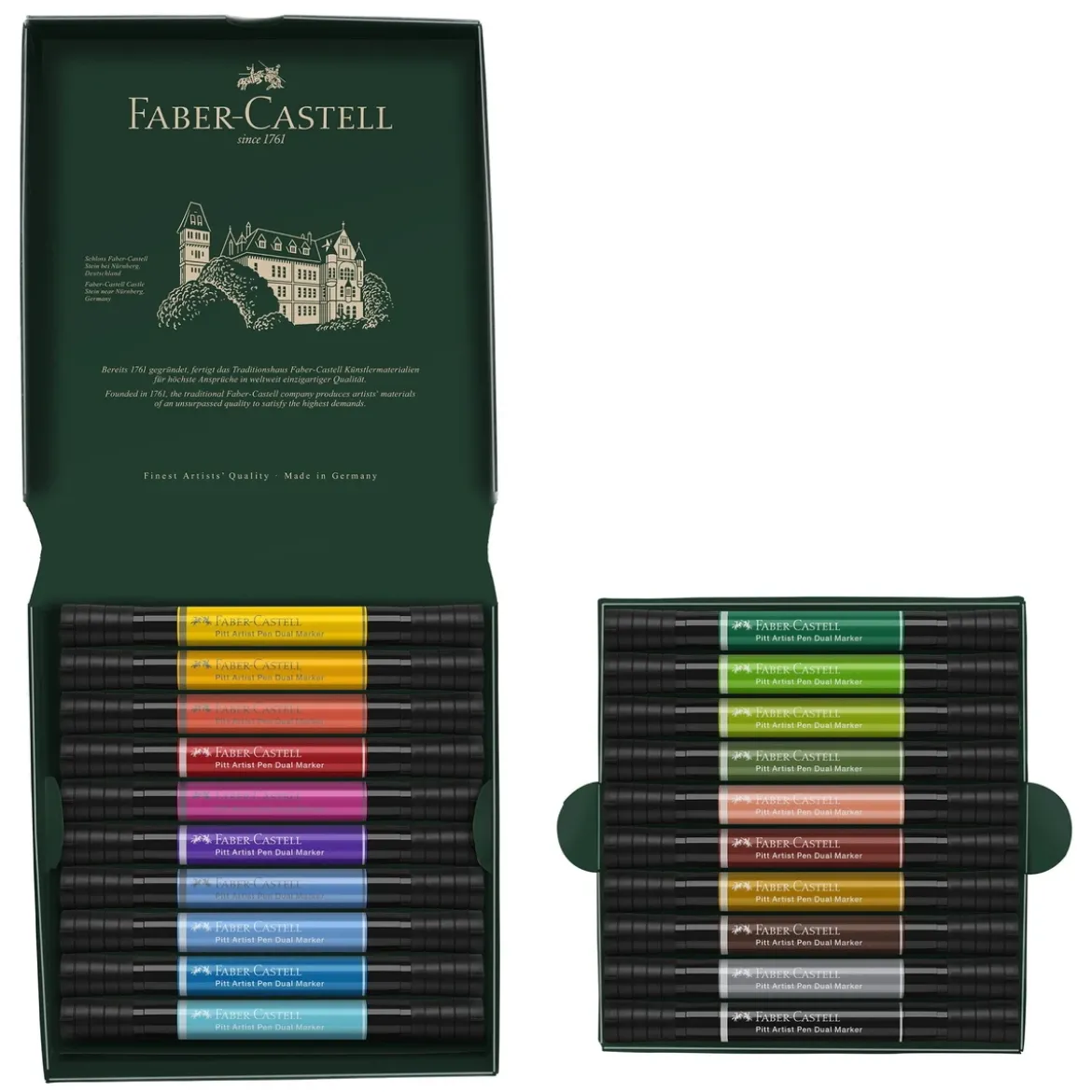 Faber-Castell PITT Artist Pen Dual Marker set med 20 pennor