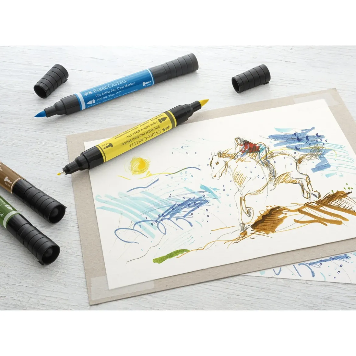 Faber-Castell PITT Artist Pen Dual Marker – Sanguine 188