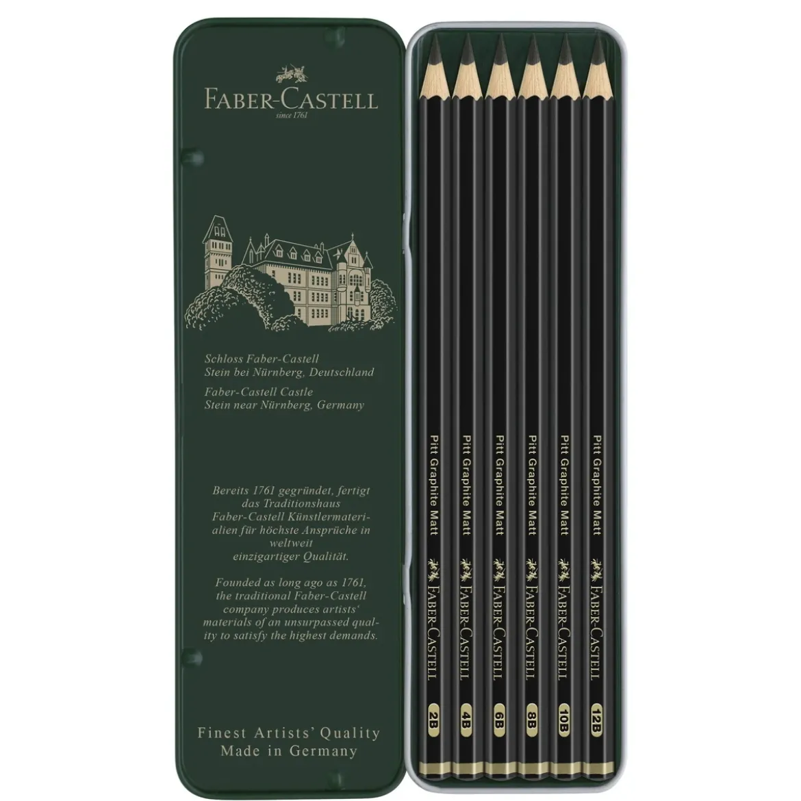 Faber-Castell Pitt Graphite Matt set 6st