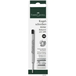 Faber-Castell refill till kulspetspennor XB, svart bläck