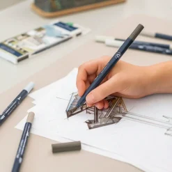 Faber-Castell Sketch Marker Product Design, 6 tuschpennor med dubbelspets