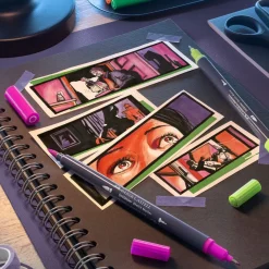 Faber-Castell Sketch Marker Product Design, 6 tuschpennor med dubbelspets