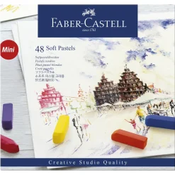 Faber-Castell Soft Pastels Mini, set med 48 mjuka pastellkritor