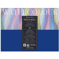 Fabriano Watercolour akvarellblock GF 24×32 cm, 20 ark, 300 g/m²