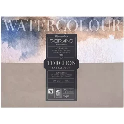 Fabriano Watercolour akvarellblock GT 23×30 cm, 20 ark, 300 g/m²