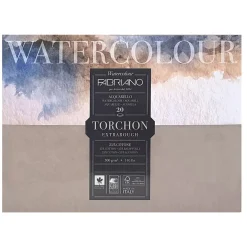 Fabriano Watercolour akvarellblock GT 30×45 cm, 20 ark, 300 g/m²