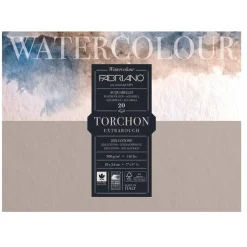 Fabriano Watercolour akvarellblock GT 18×24 cm, 20 ark, 300 g/m²