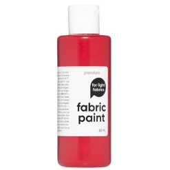 Fabric Paint 85 ml – röd textilfärg för ljust tyg